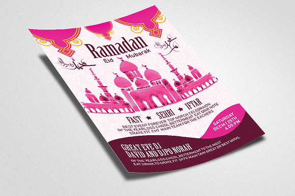 Ramadan Kareem Flyer Psd in Flyer Templates - product preview 1