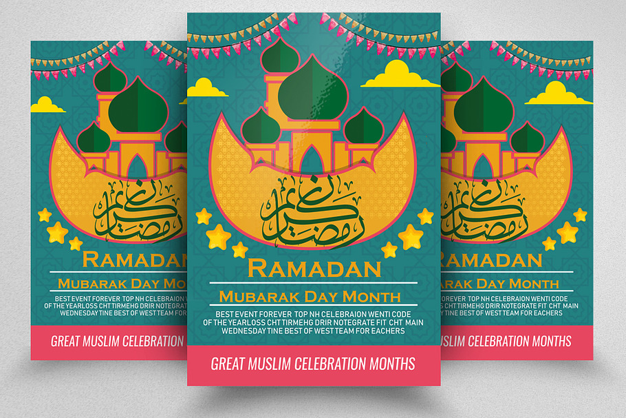 Ramadan Holy Month Flyer Template in Flyer Templates - product preview 8