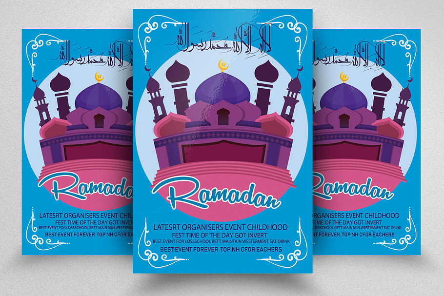 Ramadan Holy Month Flyer Template