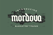 Mordova Blackletter Typeface