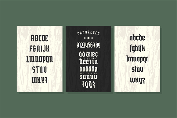 Mordova Blackletter Typeface in Blackletter Fonts - product preview 4