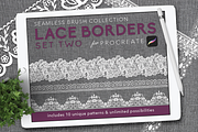 Procreate Seamless Lace Border -Set2