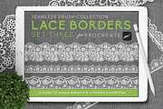 Procreate Seamless Lace Border -Set3
