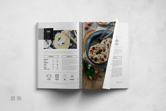 Cookbook / Recipe Book in Brochure Templates - product preview 4