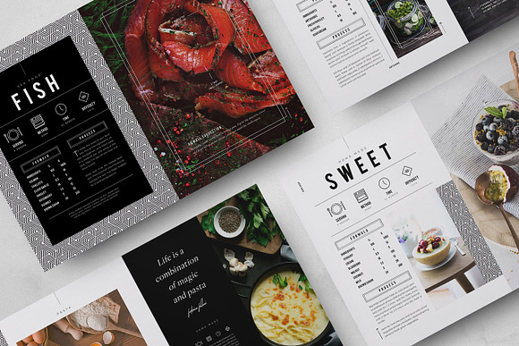 Cookbook / Recipe Book in Brochure Templates - product preview 6