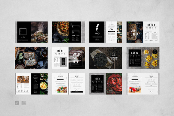 Cookbook / Recipe Book in Brochure Templates - product preview 7