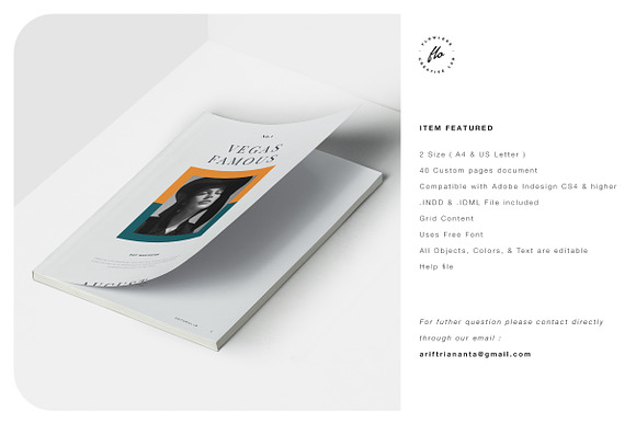 VEGAS Editorial Lookbook in Magazine Templates - product preview 5
