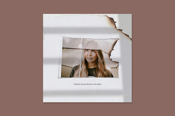 Paper torn & burn photo templates in Mockup Templates - product preview 6