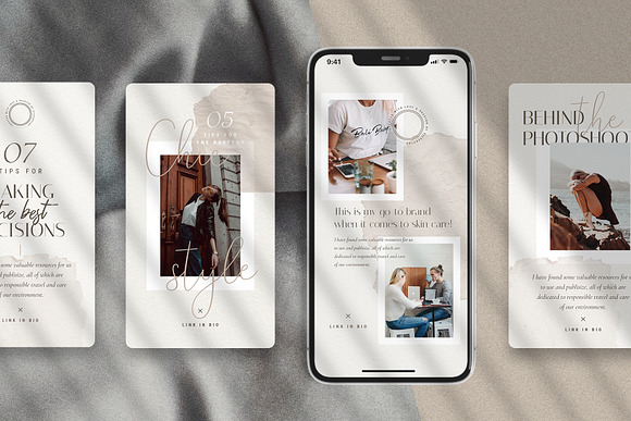 Elodie - 60 Animated Posts & Stories in Instagram Templates - product preview 5
