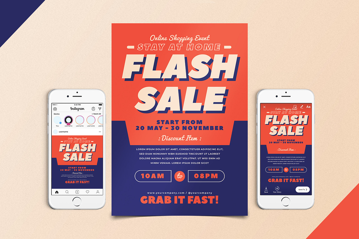 Flash Sale Flyer in Flyer Templates - product preview 8