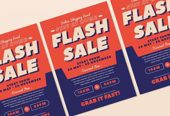 Flash Sale Flyer in Flyer Templates - product preview 1