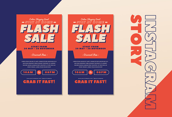 Flash Sale Flyer in Flyer Templates - product preview 3