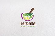 Premium Herbal Logo Concept V2