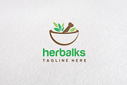 Premium Herbal Logo Concept V3