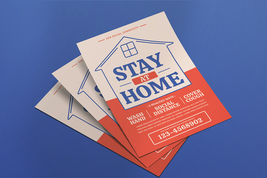 Work from Home Flyer in Flyer Templates - product preview 8