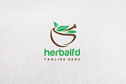Premium Herbal Concept Logo Design