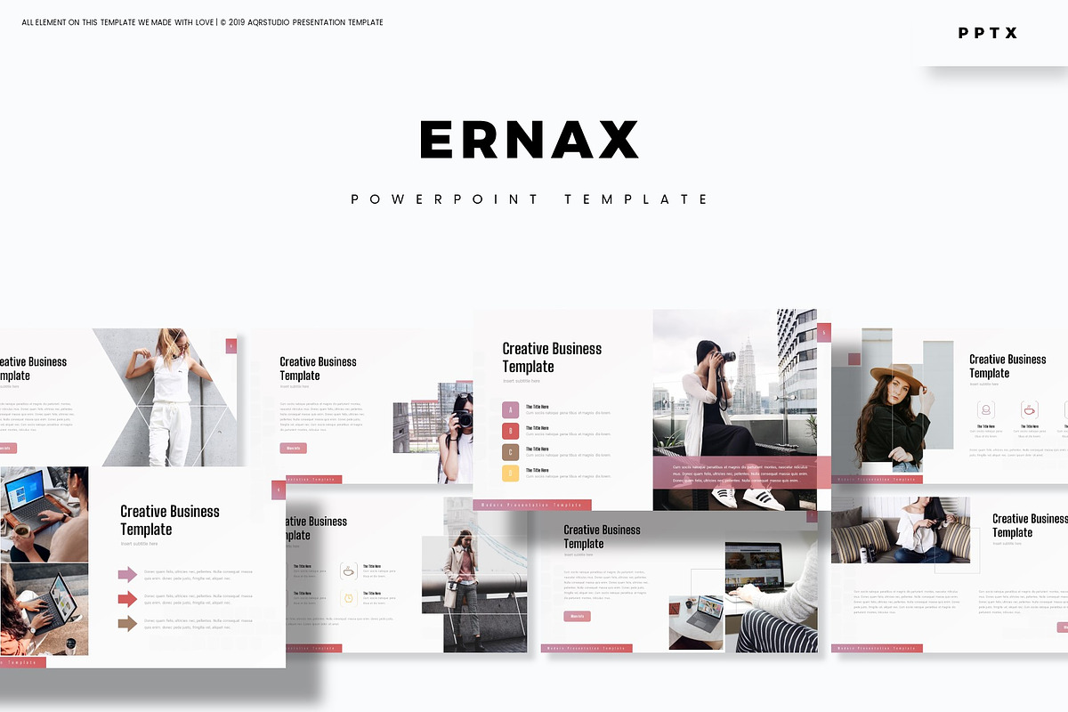 Ernax - Powerpoint Template in PowerPoint Templates - product preview 8