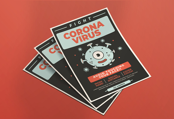 Virus Pandemic Flyer in Flyer Templates - product preview 3