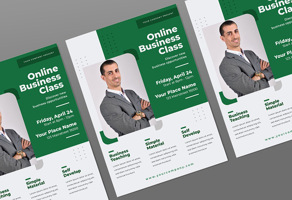 Online Business Flyer in Flyer Templates - product preview 2