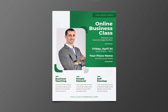 Online Business Flyer in Flyer Templates - product preview 3