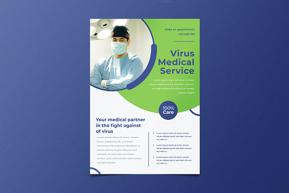 Medical Virus Flyer in Flyer Templates - product preview 3