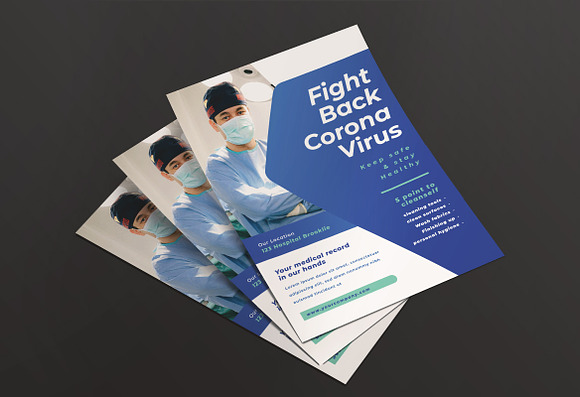 Virus Medical Flyer in Flyer Templates - product preview 1