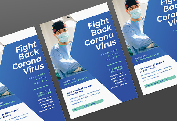 Virus Medical Flyer in Flyer Templates - product preview 3