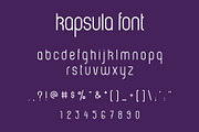 Kapsula Font