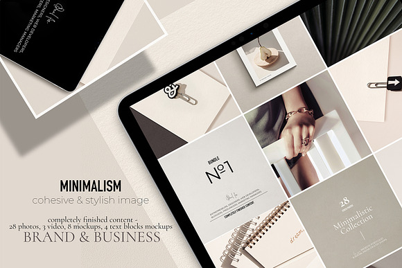 Minimalism. Feed №1. in Instagram Templates - product preview 1