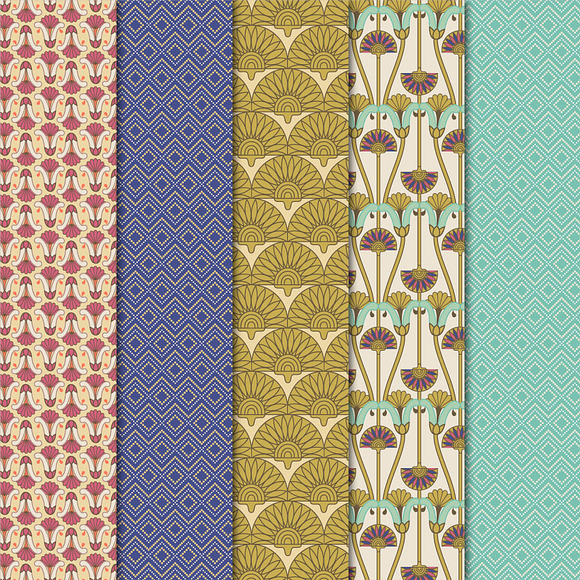 Digital Papers - Egyptian II in Patterns - product preview 1