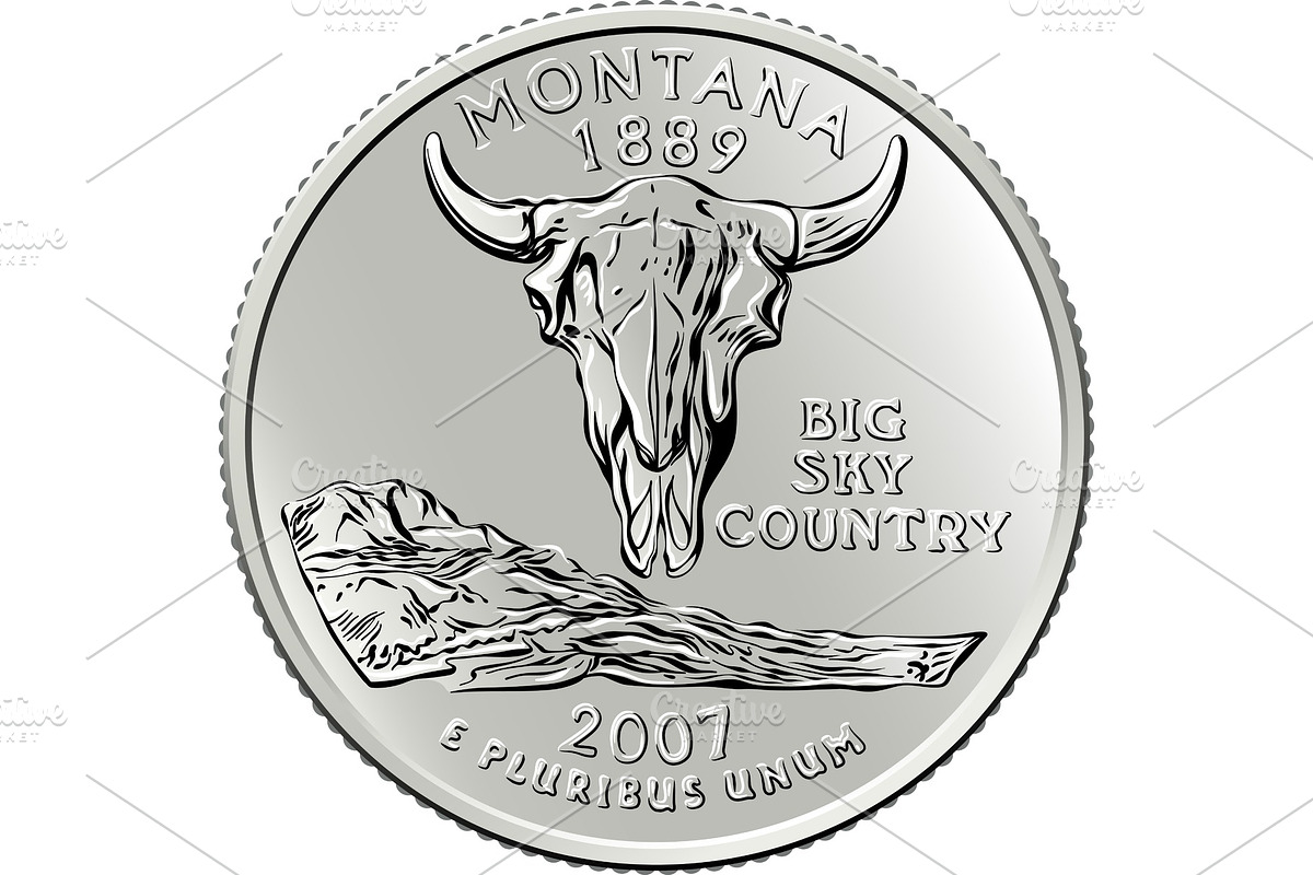 American money Washington quarter 25 in Illustrations - product preview 8