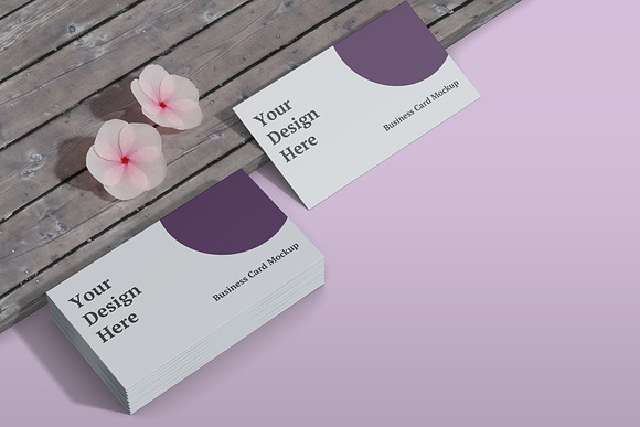 Business Card Mockup 12 PSD Files in Print Mockups - product preview 2