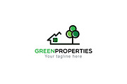 Green Properties - Real Estate Logo