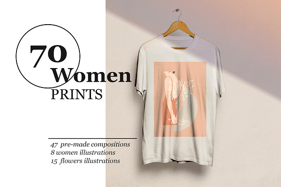 70 Women PRINTS in Illustrations - product preview 13