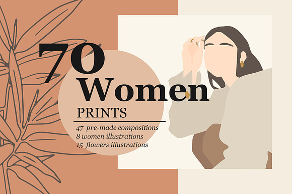 70 Women PRINTS in Illustrations - product preview 14