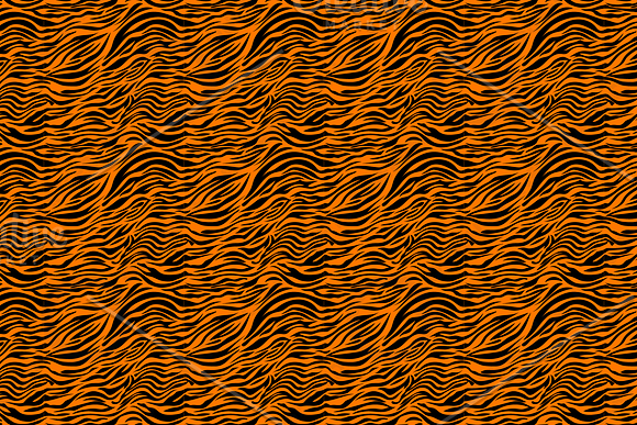 Seamless Tiger print pattern in Patterns - product preview 1