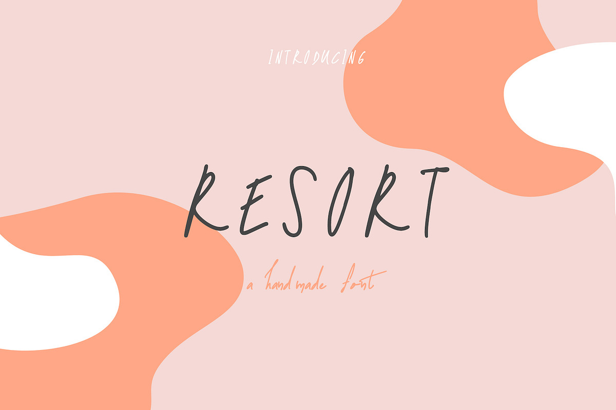 Resort font in Script Fonts - product preview 8
