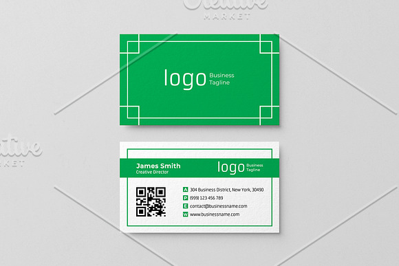 Corporate Business Card part 1 in Business Card Templates - product preview 2