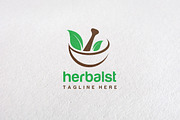 Premium Herbal Concept Logo Template
