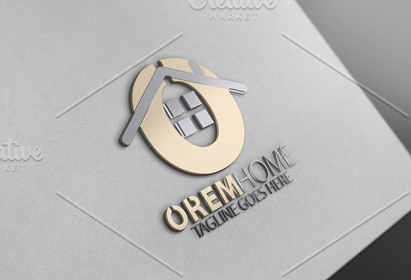 Orem Home / O Letter Logo in Logo Templates - product preview 1