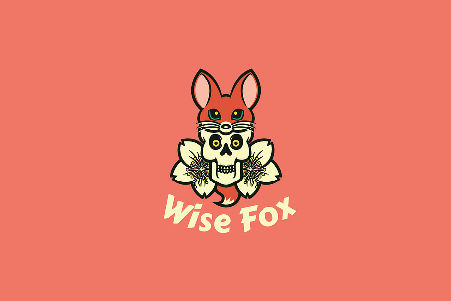 Wise Fox Logo Template in Logo Templates - product preview 8