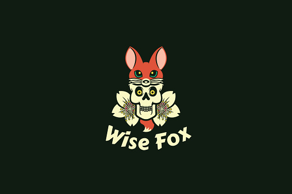 Wise Fox Logo Template in Logo Templates - product preview 1