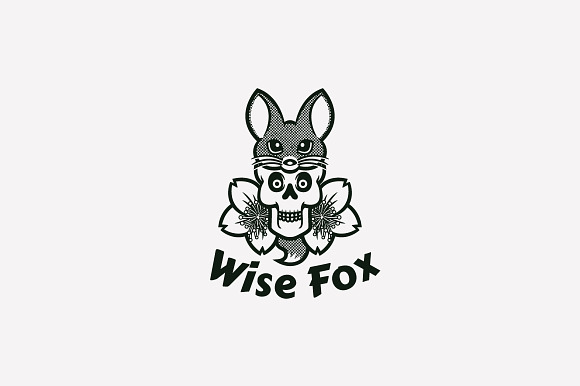 Wise Fox Logo Template in Logo Templates - product preview 2
