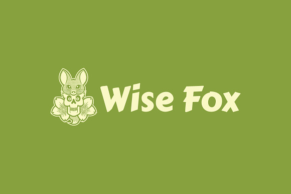 Wise Fox Logo Template in Logo Templates - product preview 3