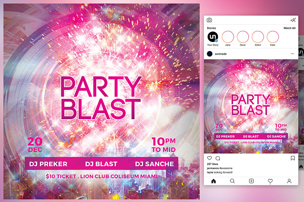 Party Blast Flyer