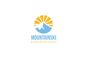Mountain with Sun Logo