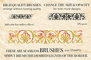 Seamless Decorative Border Brushst 1