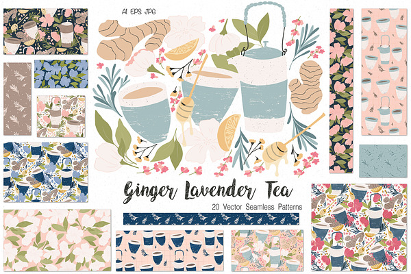 Ginger Lavender Tea