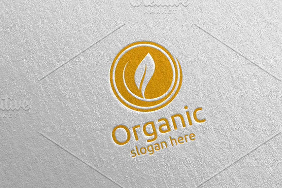 Natural and Organic Logo design 20 in Logo Templates - product preview 1