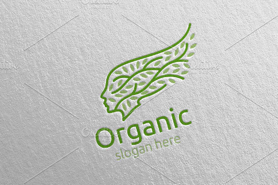 Natural and Organic Logo design 21 in Logo Templates - product preview 8